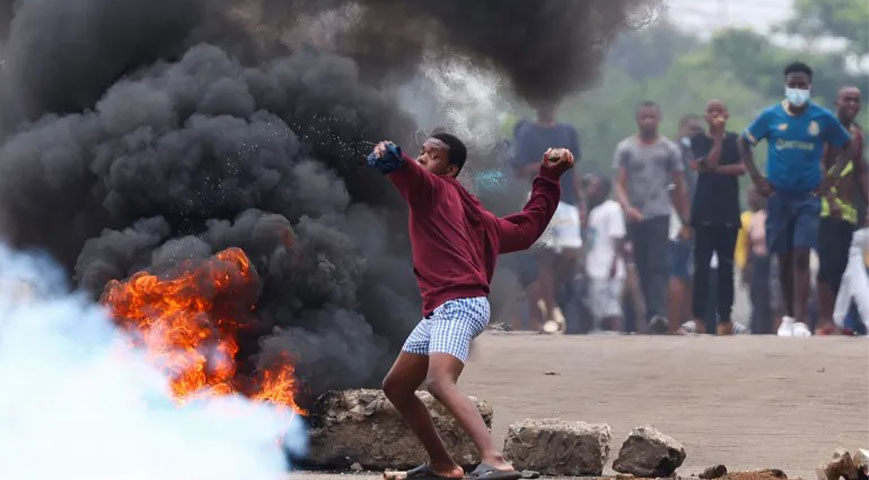 Police Teargas Opposition Protesters After Disputed Election