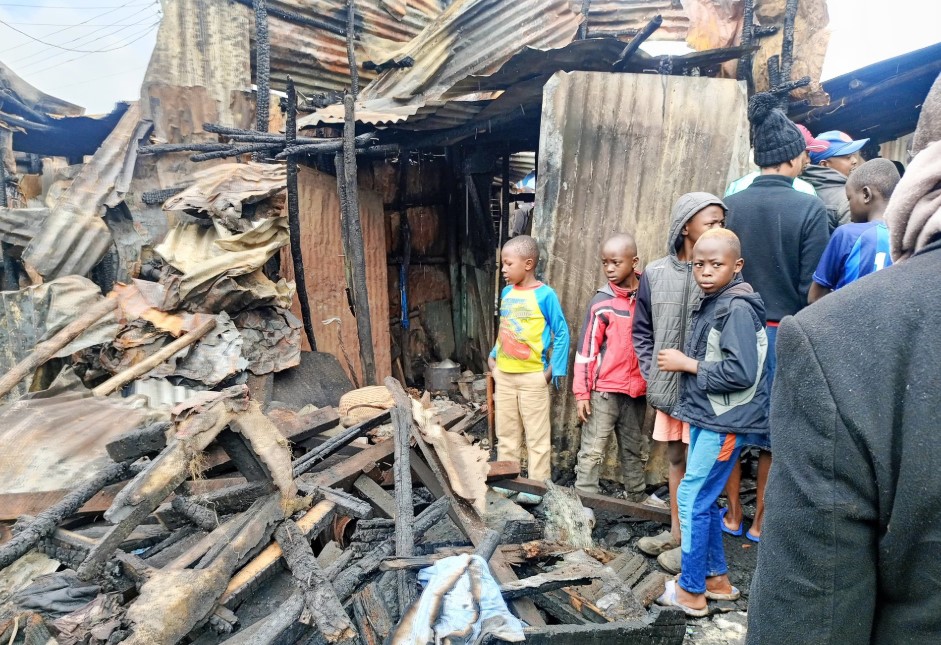 Dozens  Displaced After A Fire Incident  In Majengo Slums