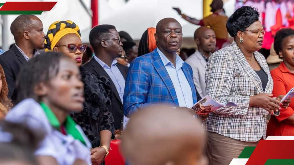 Former Deputy President Rigathi Gachagua at an event in Embu