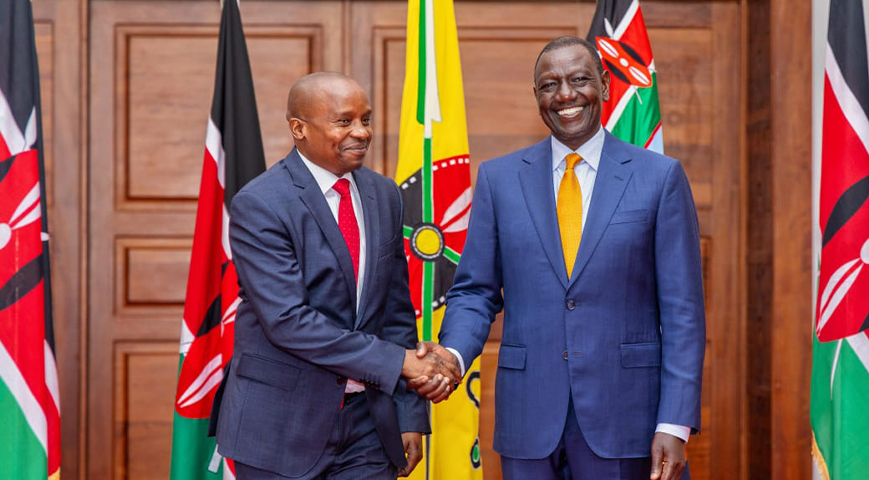 Prof. Kithure Kindiki and President Ruto