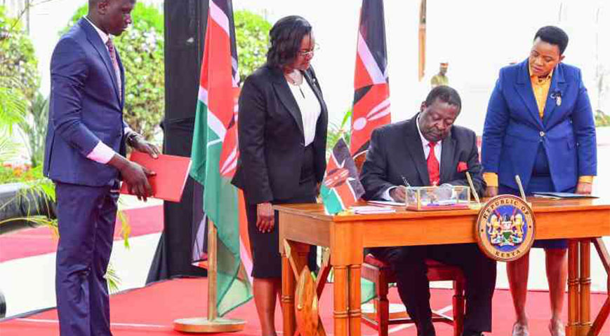 Prime Cabinet Secretary Musalia Mudavadi