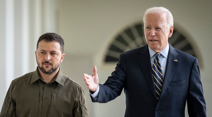 President Biden and President Volodymyr Zelenskiy