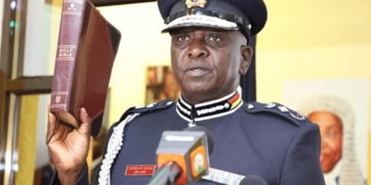 Inspector General of Police Douglas Kanja