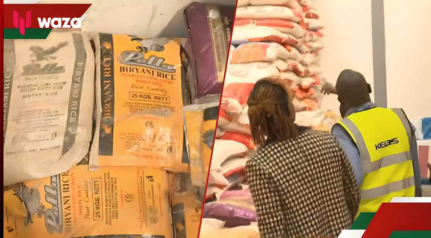 KEBS raises alarm after contaminated rice released into the market