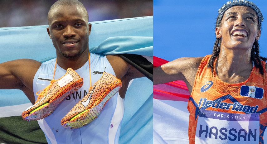 Dutch marathon sensation Sifan Hassan and Botswanan sprint star Letsile Tebogo, Athletes of the year