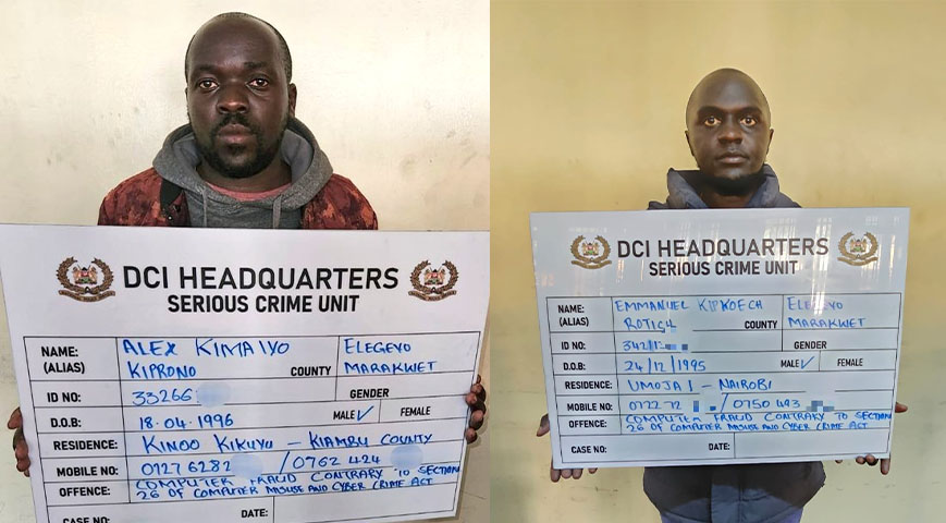 2 Suspects Arraigned Over Alleged Computer Fraud In Nairobi