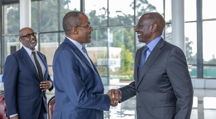 President Ruto and Nigel Clarke